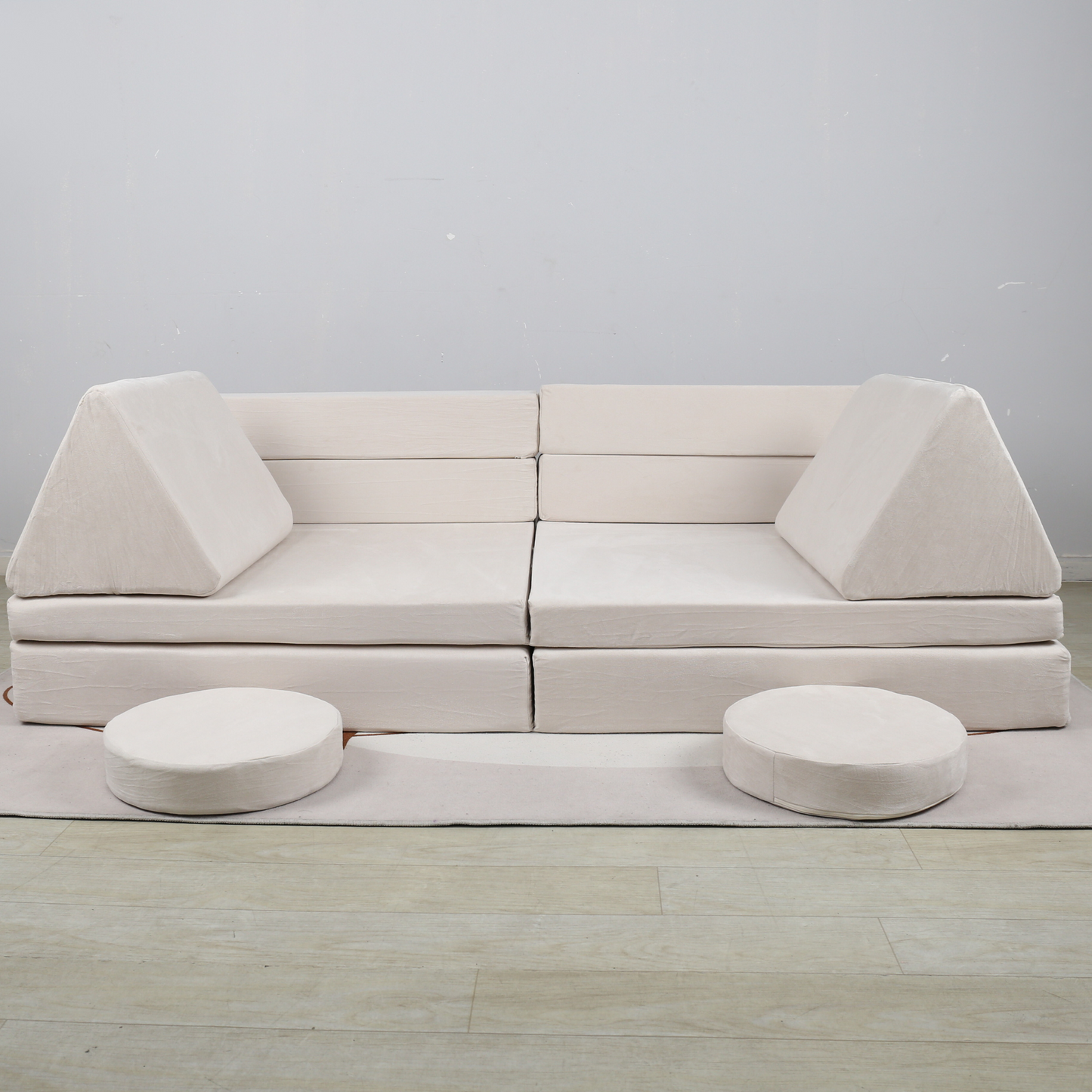 Plush Play Couch Beige