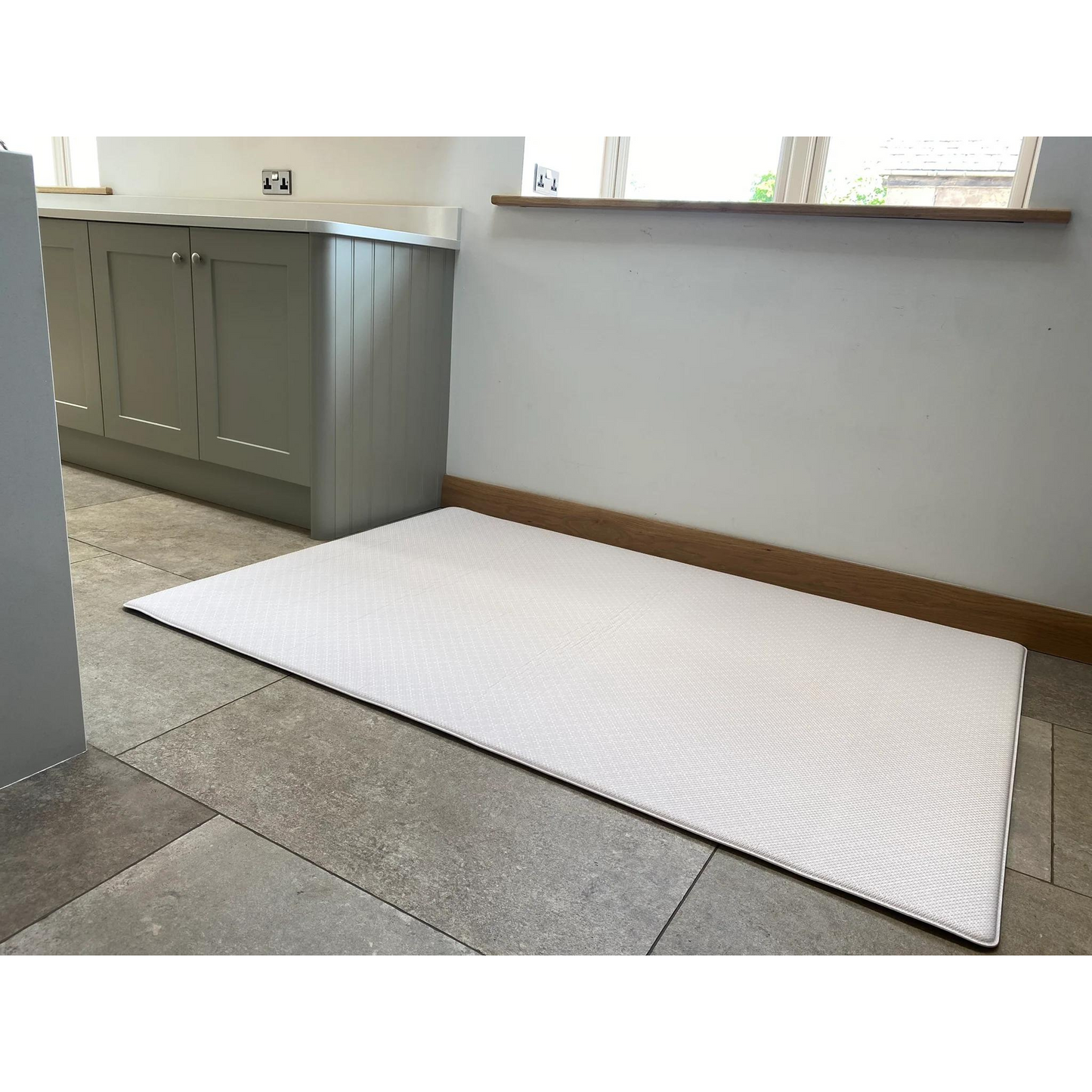 Plush Playmats Dash & Quilt playmats are easy to store and can be lay down, ready to use in seconds.